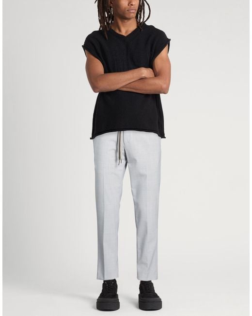 Michael Kors Gray Pants Wool, Polyester, Elastane for men