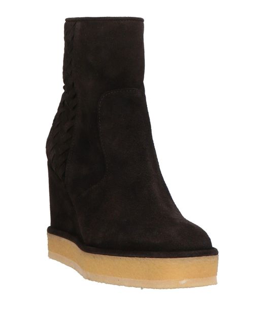 Castaner Black Ankle Boots Leather