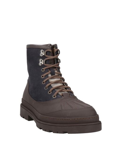 Brunello Cucinelli Brown Ankle Boots for men