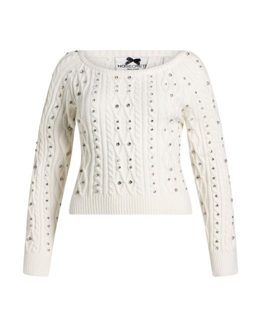 Pullover No Secrets de color White