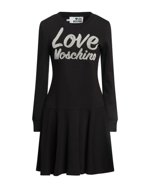 Love Moschino Black Mini Dress