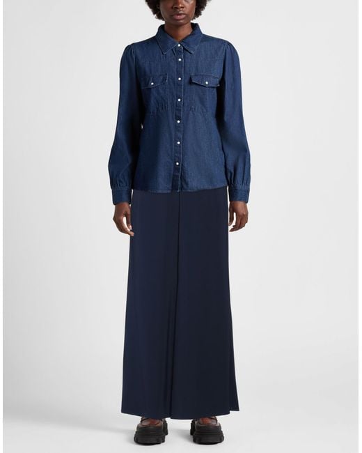 Gianluca Capannolo Blue Pants Triacetate, Polyethylene