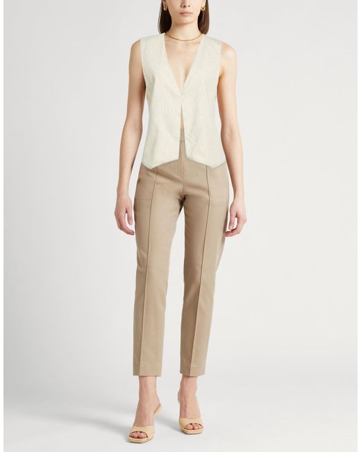Alysi White Tailored Vests