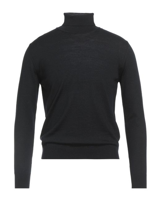 Luigi Borrelli Napoli Rollkragenpullover in Black für Herren