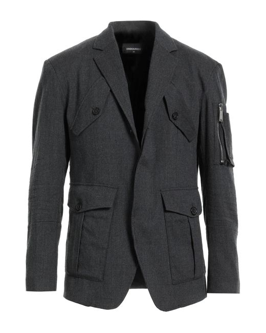 DSquared² Black Blazer for men