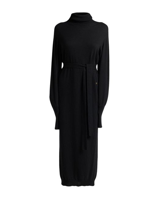 Ottod'Ame Black Midi-Kleid