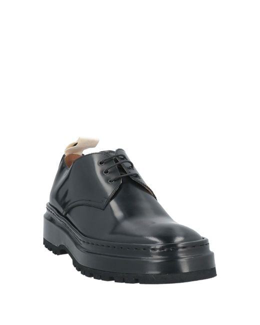 Jacquemus Gray Lace-Up Shoes Leather for men