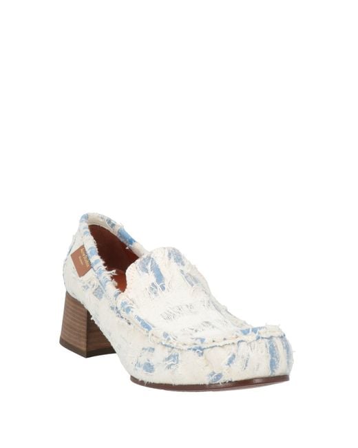 Acne White Mokassin