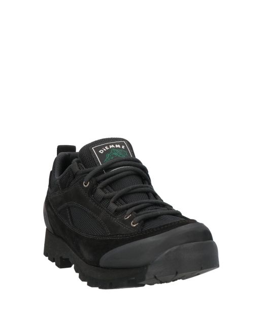 Diemme Black Sneakers Leather, Textile Fibers