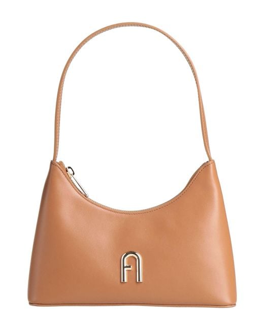 Furla Brown Diamante Mini Shoulder B -- Handbag Leather