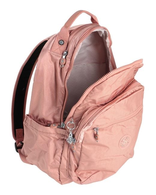 Kipling Backpack in Pink | Lyst