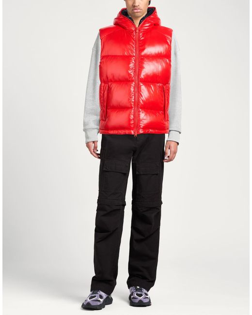 Save The Duck Red Vests for men