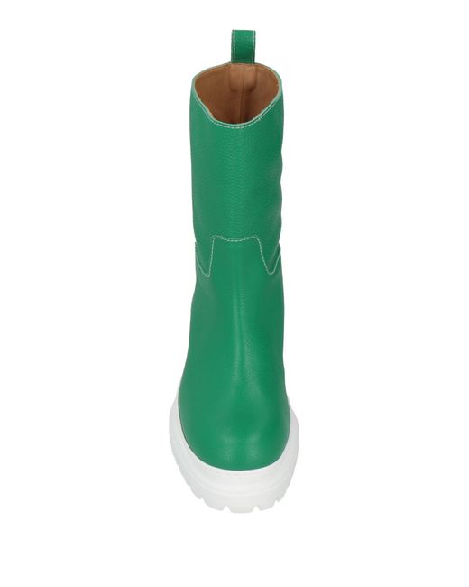 P.A.R.O.S.H. Green Ankle Boots