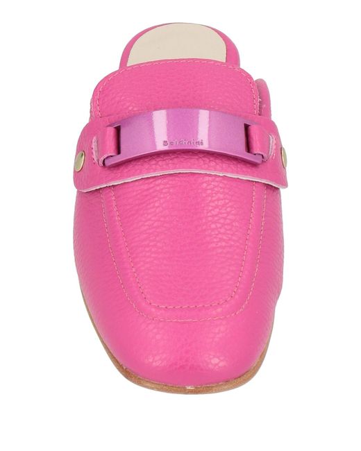 Baldinini Pink Mules & Clogs Leather