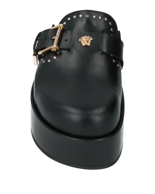 Versace Black Mules & Clogs