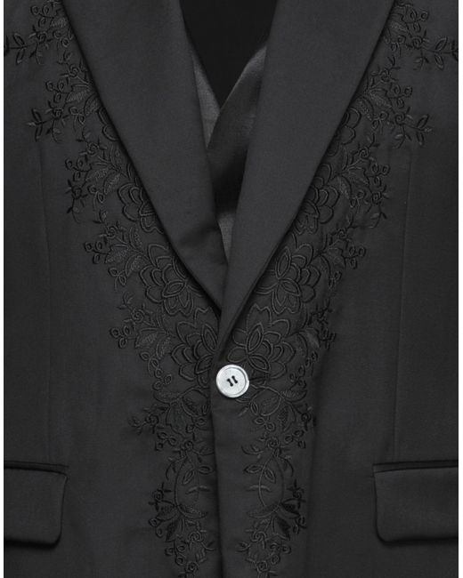 Pal Zileri Cerimonia Wool Suit in Black for Men | Lyst