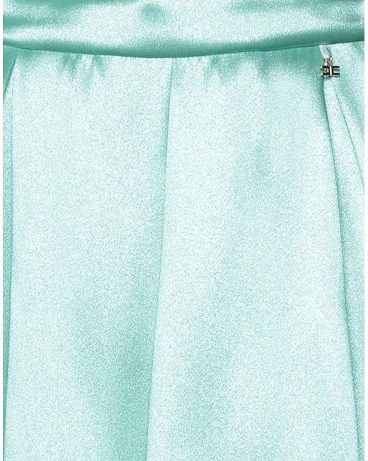 Elisabetta Franchi Green Mini Skirt