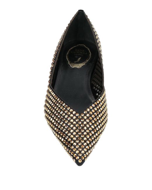 Rene Caovilla Gray Ballet Flats
