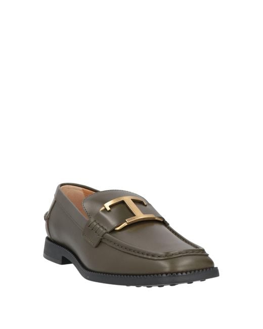 Tod's Gray Mokassin