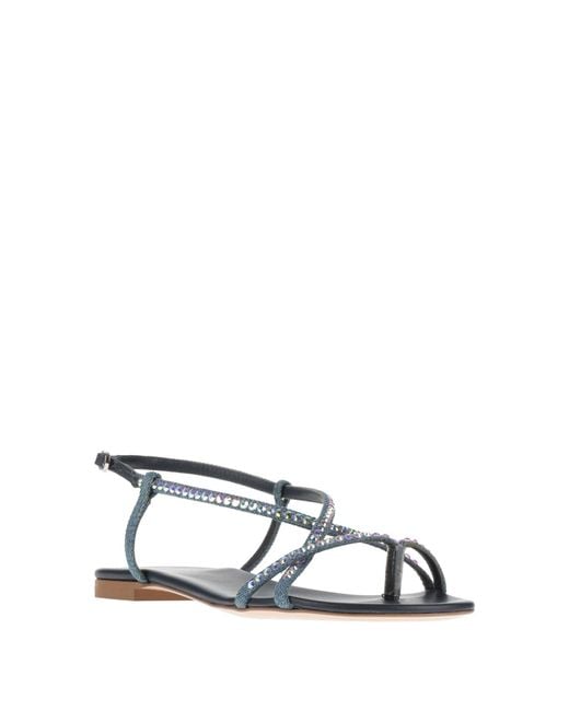Le Silla Blue Thong Sandal
