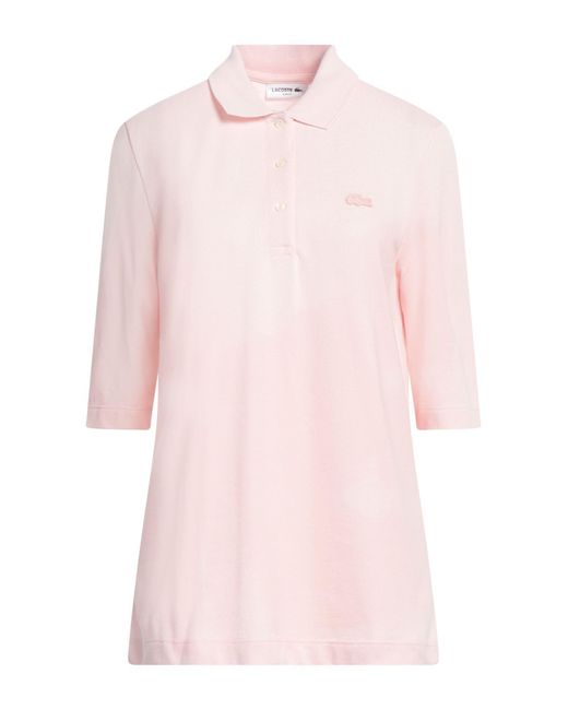 Lacoste Pink Polo Shirt