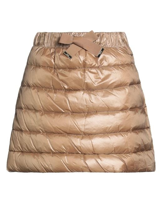Herno Natural Mini Skirts