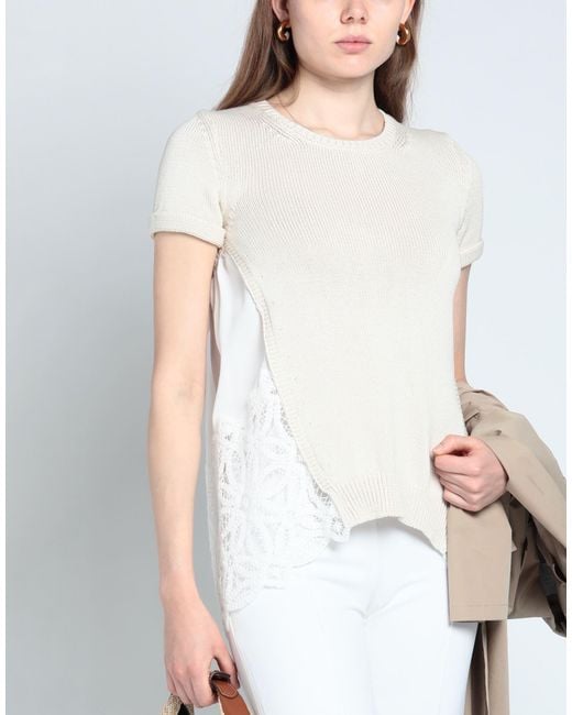 Anna Molinari White Jumper
