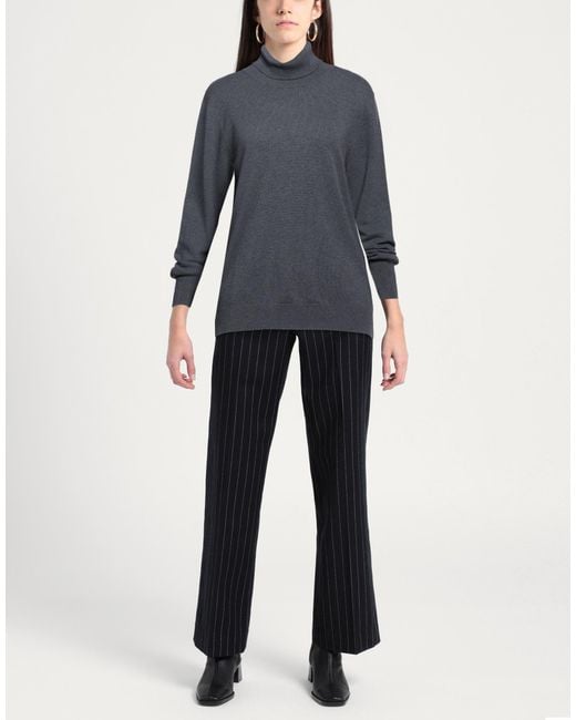 Purotatto Gray Turtleneck Cashmere