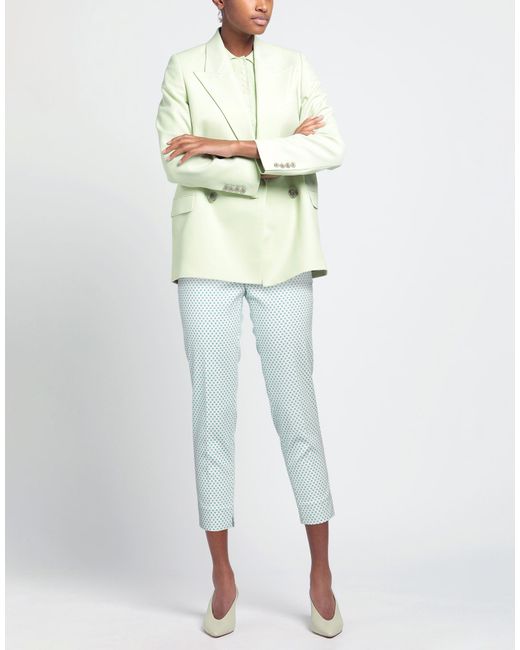 Peserico Blue Pants Cotton, Elastane