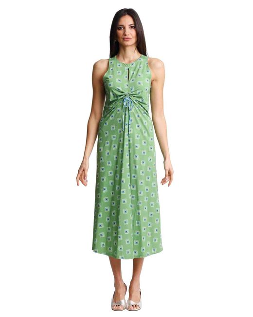 Maliparmi Green Maxi-Kleid