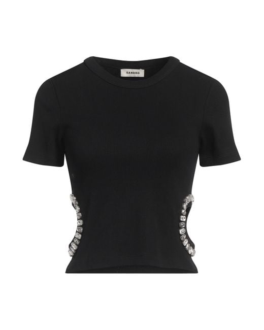 Sandro Black Top