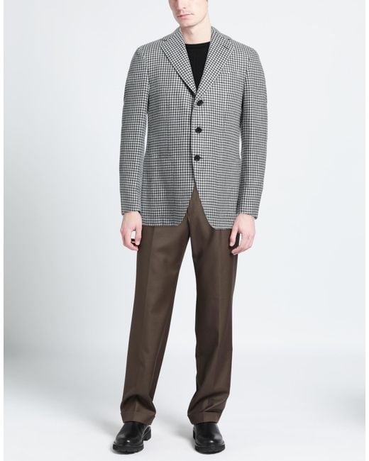 Caruso Gray Blazer for men