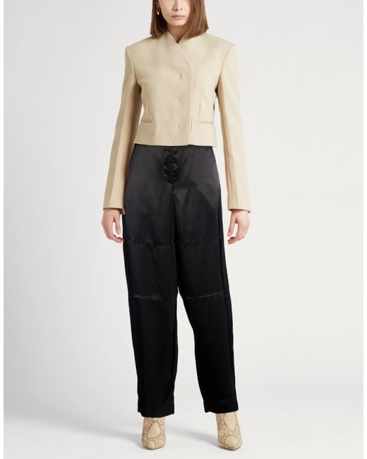 Jil Sander Black Pants Viscose