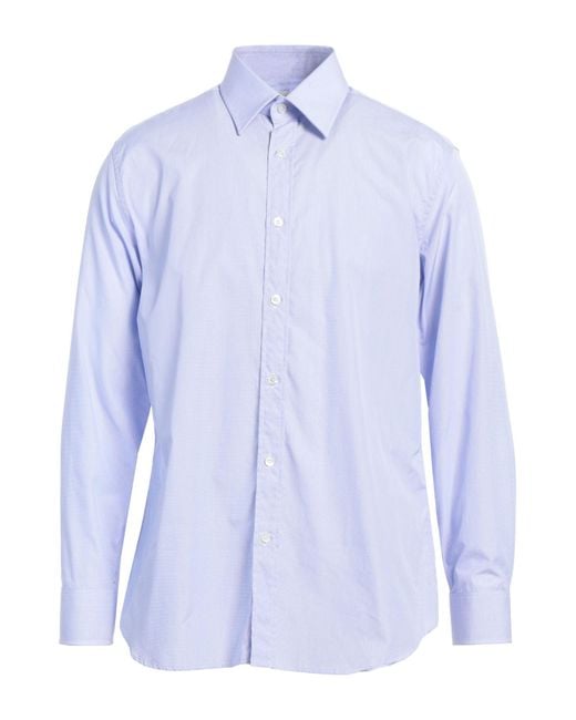 Dunhill Blue Shirt Cotton for men