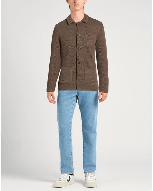 Paoloni Brown Cardigans for men
