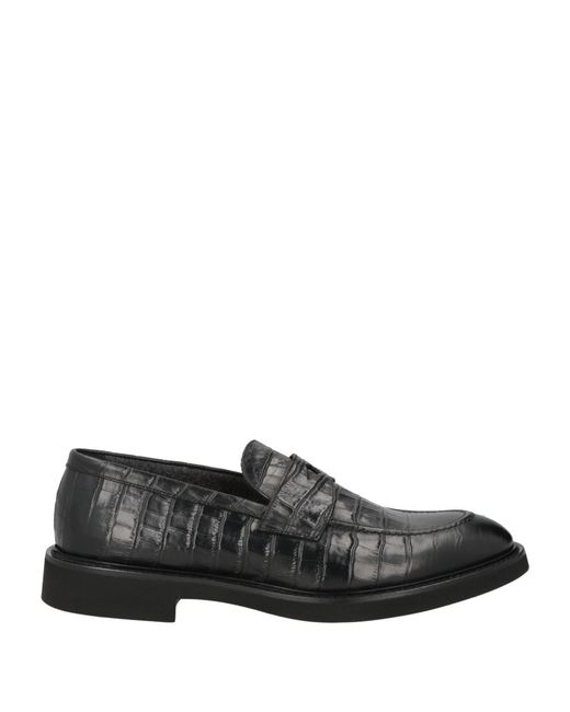 Doucal's Black Loafer for men