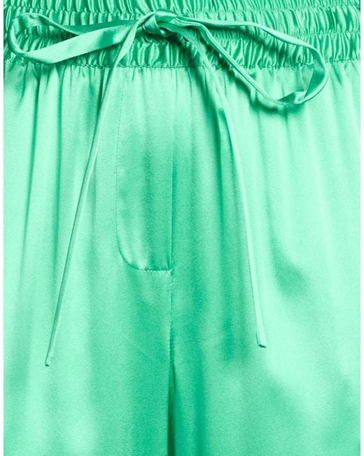 Dolce & Gabbana Green Pants Silk, Elastane