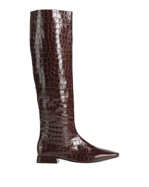 Staud Brown Boot Leather