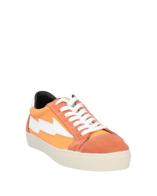 Sanyako Orange Trainers