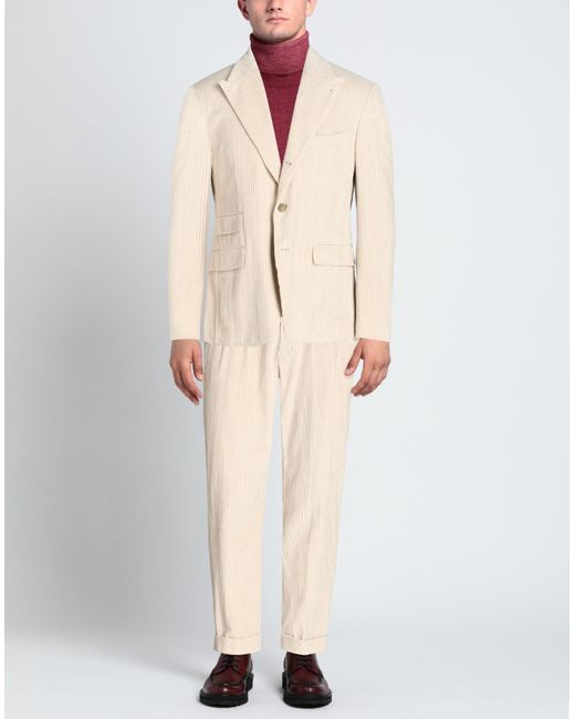 Eleventy Suit in Natural for Men | Lyst