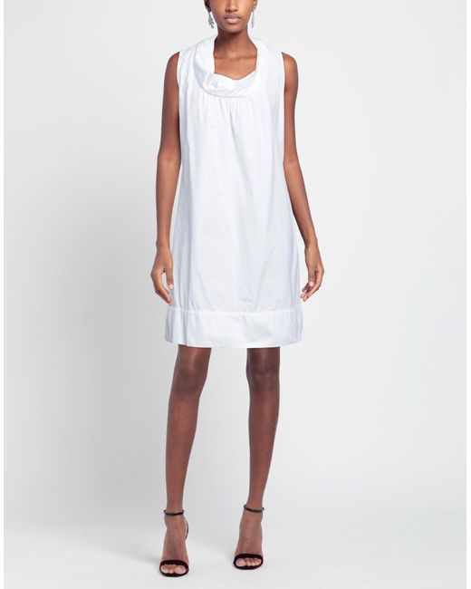 Vestito Corto di European Culture in White
