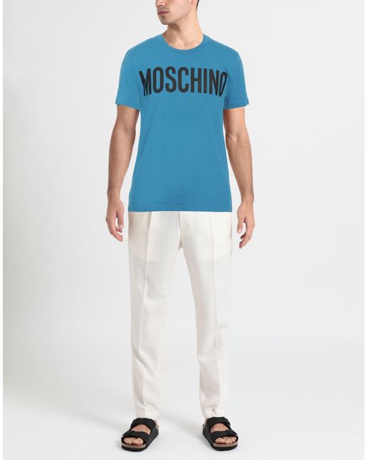 Moschino Blue T-shirt for men