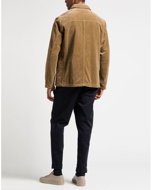 Aspesi Brown Camel Jacket Cotton for men