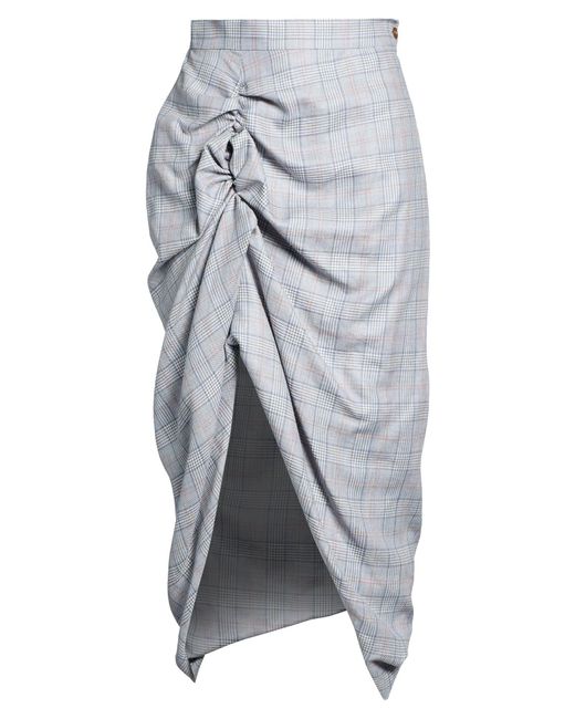 Vivienne Westwood Gray Midi Skirt