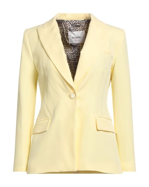 Blugirl Blumarine Natural Blazer Polyester, Elastane