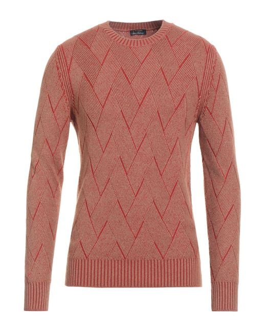 Barba Napoli Pullover in Pink für Herren