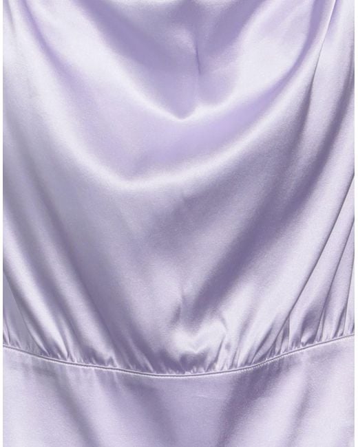 Pinko Purple Top Silk, Elastane
