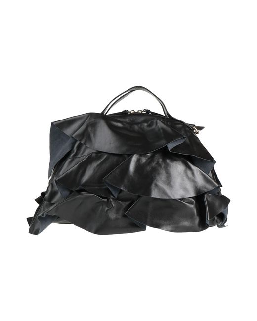 Borsa A Mano di Borbonese in Black