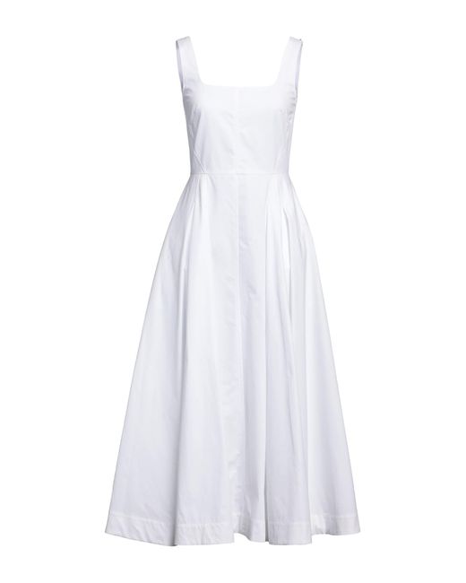 Sportmax White Midi Dress