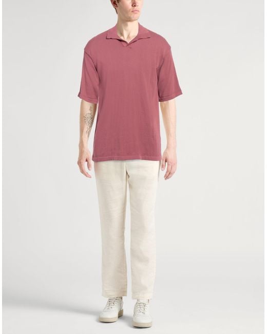 Pullover di Roberto Collina in Pink da Uomo